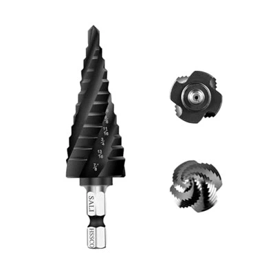 Stupňovité vrtáky SALI barevné 3/16"-7/8"